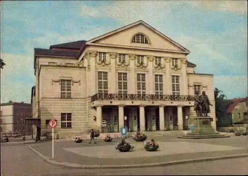 Ak Weimar in Thüringen, Nationaltheater