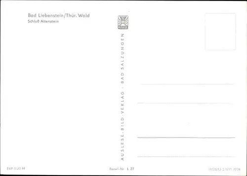 Ak Bad Liebenstein im Thüringer Wald, Schloss Altenstein, Garten