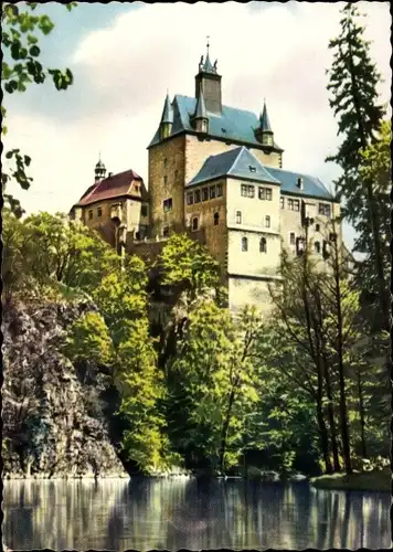 Ak Kriebstein in Sachsen, Burg Kriebstein