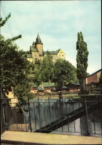 Ak Schwarzenberg im Erzgebirge Sachsen, Schloss
