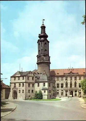 Ak Weimar in Thüringen, Schloss, Turm