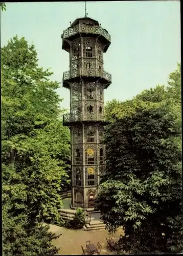 Ak Löbau in Sachsen, Löbauer Berg, Aussichtsturm