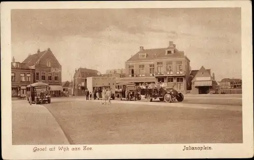 Ak Wijk aan Zee Beverwijk Nordholland Niederlande, Julianaplein