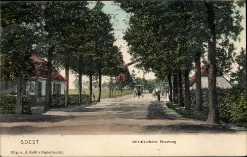 Ak Soest Utrecht Niederlande, Amersfoortsche Straatweg