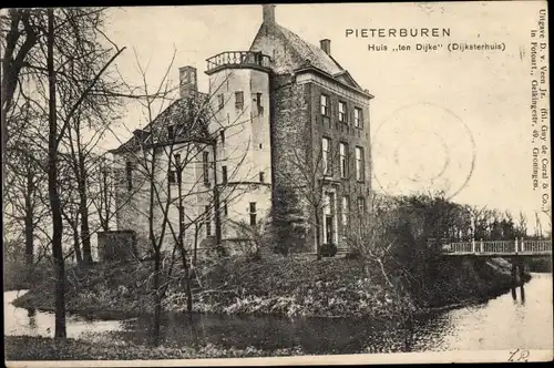 Ak Pieterburen Groningen Niederlande, Huis ten Dijke