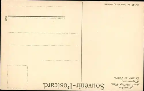 Ak Jerusalem Israel, Klagemauer