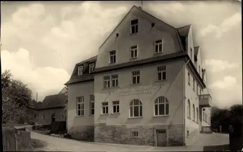 Ak Schönberg am Kapellenberg Bad Brambach im Vogtland, Reichsbahnferienheim Berlin-Rummelsburg