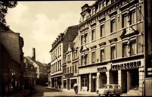 Ak Crimmitschau in Sachsen, Silberstraße, Geschäfte