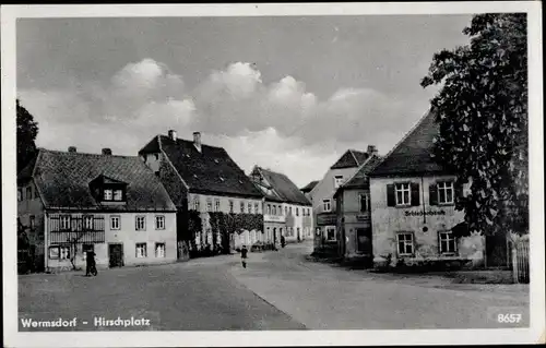Ak Wermsdorf in Sachsen, Hirschplatz