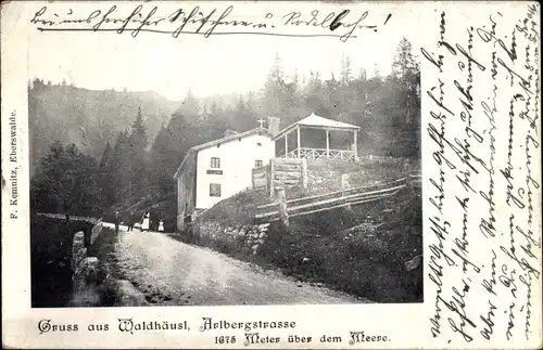 Ak St. Anton an der Jeßnitz in Niederösterreich, Waldhäusl, Arlbergstraße