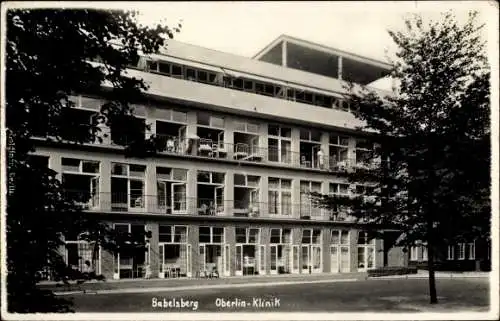 Foto Ak Babelsberg Potsdam, Oberlin Klinik