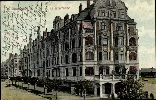 Ak Bremerhaven, Kaiserstraße, Wohngebäude