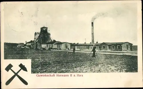 Ak Groß Rhüden Seesen am Harz, Kaliwerk, Gewerkschaft Hermann II