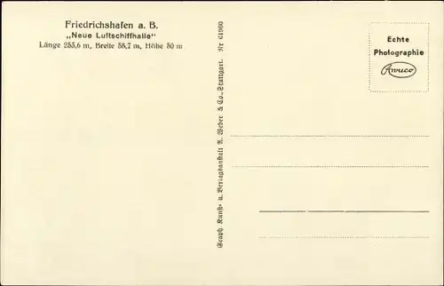 Ak Friedrichshafen am Bodensee, Luftschiff LZ 127 Graf Zeppelin über der Luftschiffhalle