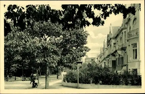 Ak Hamburg Eimsbüttel Harvestehude, Oberstraße mit Klinik