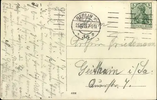 Ak Berlin Mitte, Wohnhaus