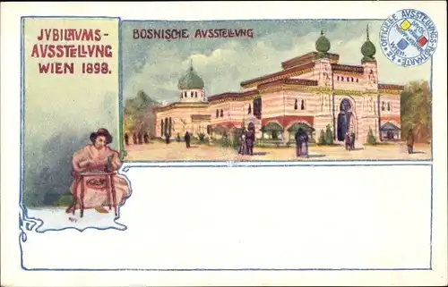 Ak Wien, Jubiläums-Ausstellung 1898, Bosnische Ausstellung