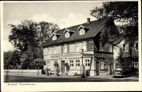 Ak Schillerslage Burgdorf Niedersachsen, Gasthof Münstermann