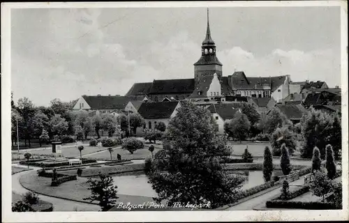 Ak Bialogard Belgard Pommern, Mückepark