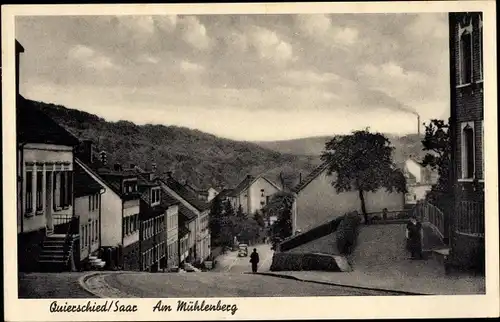 Ak Quierschied im Saarland, Mühlenberg
