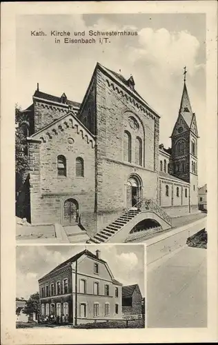 Ak Eisenbach Selters im Taunus, Katholische Kirche, Schwesternhaus
