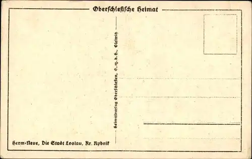 Künstler Ak Herm-Neue, Wodzisław Śląski Loslau Schlesien, Landwirte, Kirche