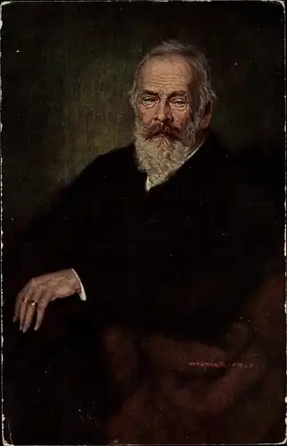 Künstler Ak Firle, Walther, Prinzregent Luitpold von Bayern, Sitzportrait