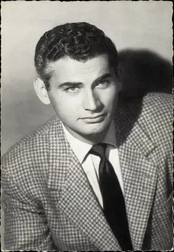 Ak Schauspieler Jeff Chandler, Portrait