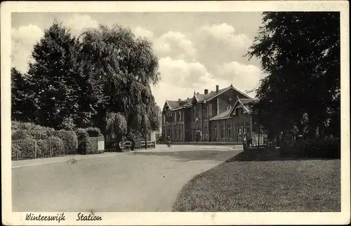 Ak Winterswijk Gelderland Niederlande, Bahnhof