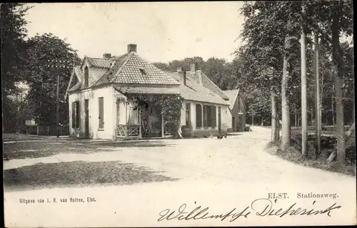 Ak Elst Gelderland, Stationsweg