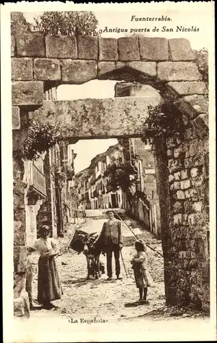 Ak Hondarribia Fuenterrabia Baskenland, Tor San Nicolás