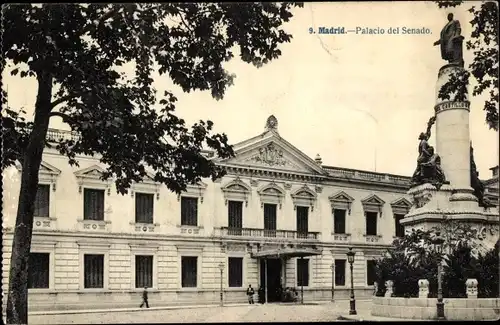Ak Madrid Spanien, Senatspalast