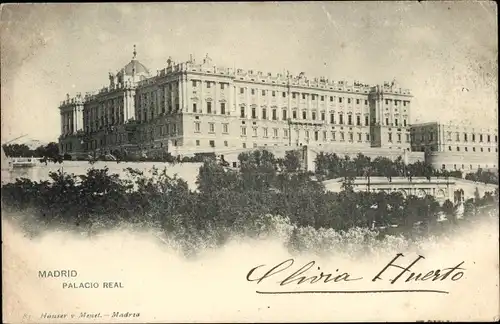 Ak Madrid Spanien, Königlicher Palast