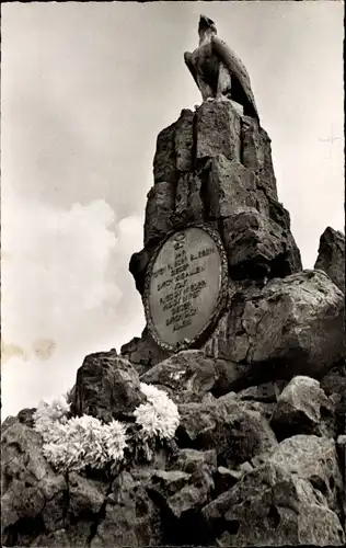 Ak Schönes Deutschland, Die Rhön, Fliegerdenkmal, Wasserkuppe