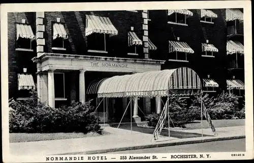 Ak Rochester New York USA, Normandie Hotel, 253 Alexander Street