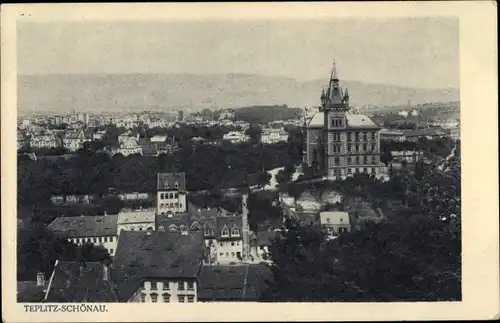 Ak Teplice Šanov Teplitz Schönau Region Aussig, Panorama