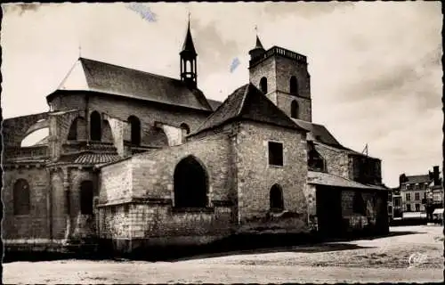 Ak Gannat Allier, Ste-Croix-Kirche