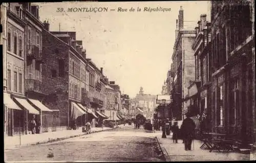 Ak Montluçon Allier, Rue de la République