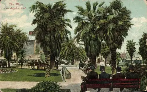 Ak Los Angeles Kalifornien USA, The Plaza