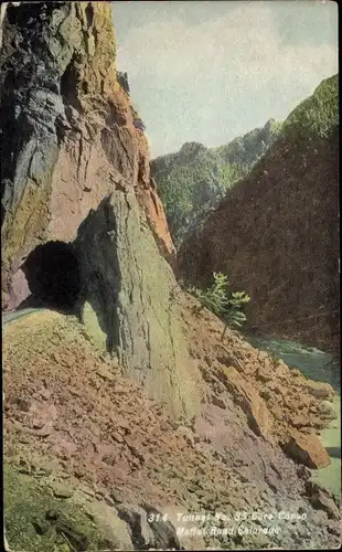 AK Colorado USA, Tunnel, Moffat Road