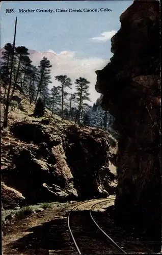 AK Colorado USA, Clear Creek Canyon, Mutter Grundy