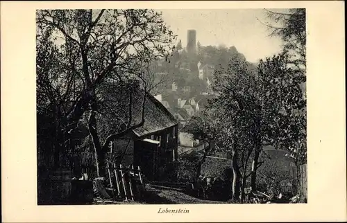 Ak Bad Lobenstein in Thüringen, Teilansicht