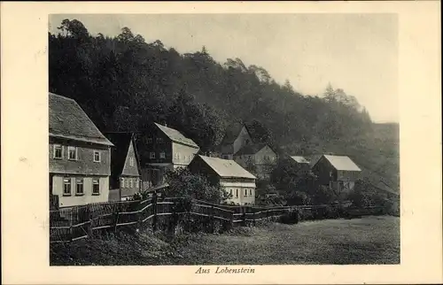 Ak Bad Lobenstein in Thüringen, Teilansicht