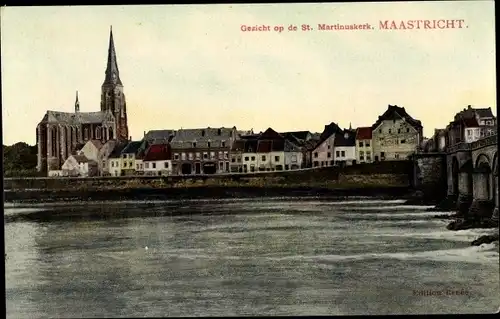 Ak Maastricht Limburg Niederlande, St. Martinuskerk