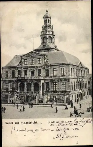 Ak Maastricht Limburg Niederlande, Stadhuis