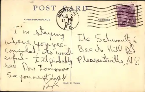 Ak Montreal Quebec Kanada, Notre-Dame-Kirche