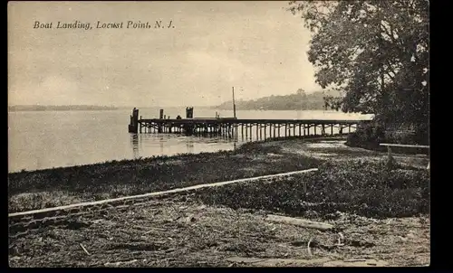 Ak Locust Point New Jersey USA, Boat Landing