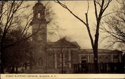 Ak Marion South Carolina, First Baptist Church