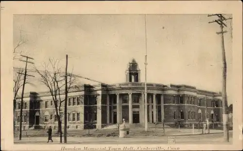 Ak Centerville Connecticut, Hamden Memorial Town Hall