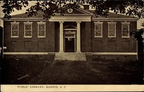 Ak Marion South Carolina, Public Library